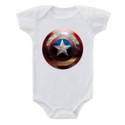 Дитячий бодік Потрісканий щит Капітана Америка - PrintSalon
