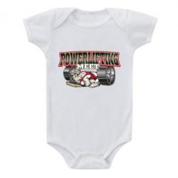 Детский бодик Powerlifting Meet - PrintSalon