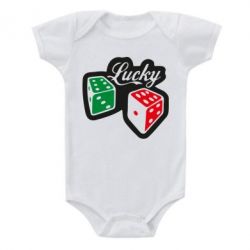 Дитячий бодік Щасливчик-PrintSalon Дитячий бодік Щасливчик