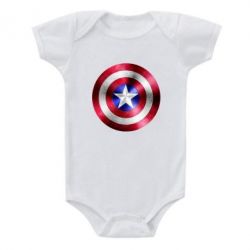 Детский бодик Щит кэпа - PrintSalon