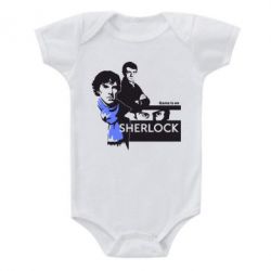 Детский бодик Sherlock (Шерлок Холмс) - PrintSalon