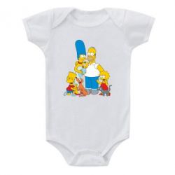 Детский бодик Simpsons Family - PrintSalon