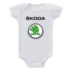 Детский бодик Skoda Logo 3D - PrintSalon