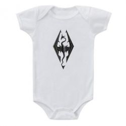 Дитячий бодік Skyrim Logo 3D - PrintSalon