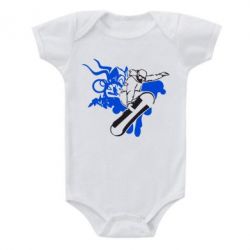 Детский бодик Сноубординг - PrintSalon