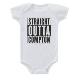 Детский бодик Straight outta compton - PrintSalon
