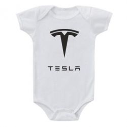 Детский бодик Tesla Logo - PrintSalon