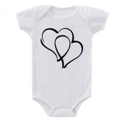 Детский бодик Влюбленные сердца - PrintSalon