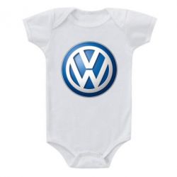 Детский бодик Volkswagen 3D Logo - PrintSalon
