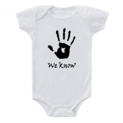 Дитячий бодік We know - PrintSalon