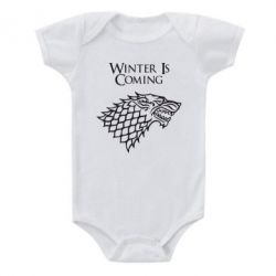 Детский бодик Winter is coming (Игра престолов) - PrintSalon