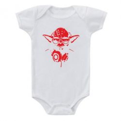 Детский бодик Yoda в наушниках - PrintSalon