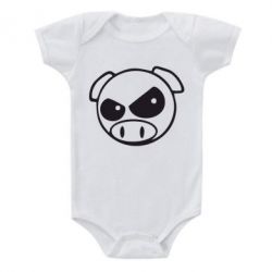 Детский бодик Злая свинка - PrintSalon