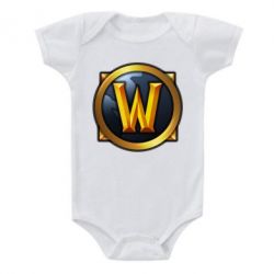 Дитячий бодік Значок wow - PrintSalon