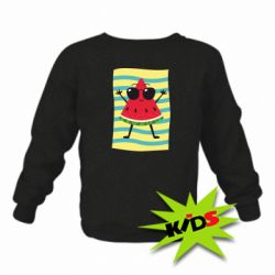 Детский свитшот Арбуз на пляже - PrintSalon