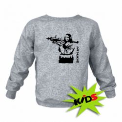 Детский свитшот Bancsy Mona Lisa