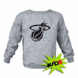 Детский свитшот Баскетбольный мяч в кольце - PrintSalon