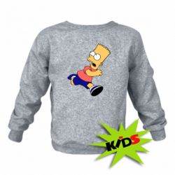Детский свитшот Беги, Барт, беги! - PrintSalon