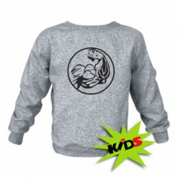 Дитячий світшот Бодібілдинг - PrintSalon
