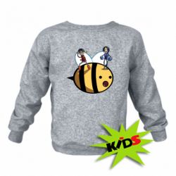 Детский свитшот Brave bee - PrintSalon