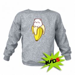 Детский свитшот Cat and Banana - PrintSalon