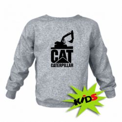 Детский свитшот Caterpillar cat - PrintSalon