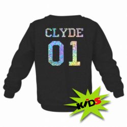 Детский свитшот Clyde 01 голограмма - PrintSalon