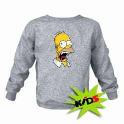 Детский свитшот Crazy Homer! - PrintSalon