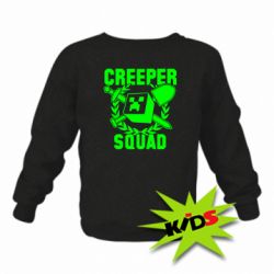Детский свитшот Creeper Squad - PrintSalon