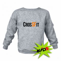 Детский свитшот CrossFit SF - PrintSalon
