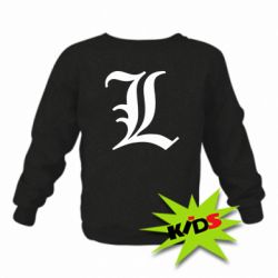 Дитячий світшот Death Note minimal logo - PrintSalon