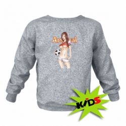 Детский свитшот Девушка Арсенал - PrintSalon