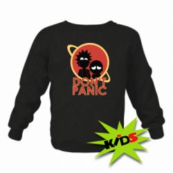 Детский свитшот Don't Panic - PrintSalon