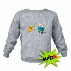 Детский свитшот Джейк и Фин - PrintSalon