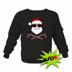 Дитячий світшот Fashionable Santa - PrintSalon