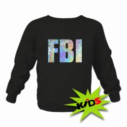 Детский свитшот FBI голограмма - PrintSalon