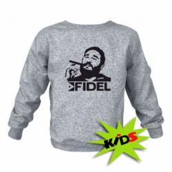 Детский свитшот Fidel Castro - PrintSalon