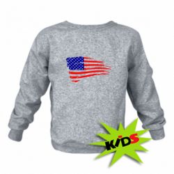 Детский свитшот Флаг США - PrintSalon