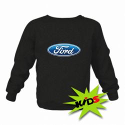 Детский свитшот Ford 3D Logo - PrintSalon