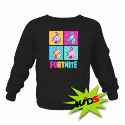 Детский свитшот Fortnite Llamas - PrintSalon