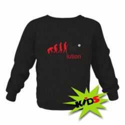 Детский свитшот Футбол. Эволюция - PrintSalon