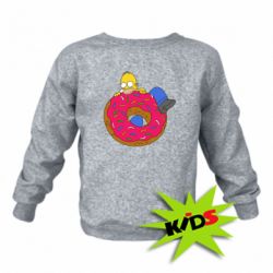 Детский свитшот Гомер и Пончик - PrintSalon