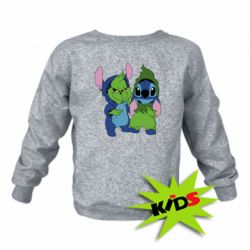Детский свитшот Гринч и Стич - PrintSalon