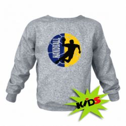 Детский свитшот Handball Logo - PrintSalon