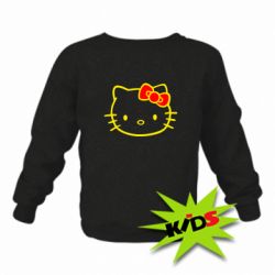 Детский свитшот Hello Kitty logo - PrintSalon