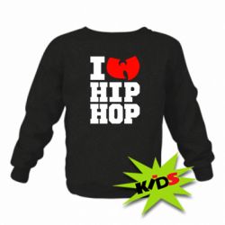 Дитячий світшот I love Hip-hop Wu-Tang - PrintSalon