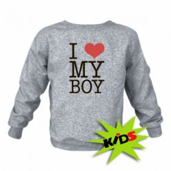 Детский свитшот I love my - PrintSalon