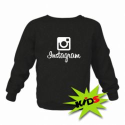 Детский свитшот Instagram - PrintSalon
