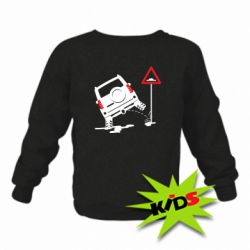 Детский свитшот Jeep pissing on the sign - PrintSalon
