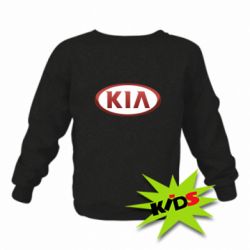 Детский свитшот KIA 3D Logo - PrintSalon